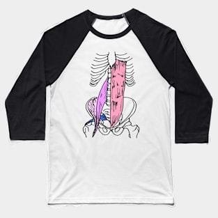 Abs and Psoas Baseball T-Shirt